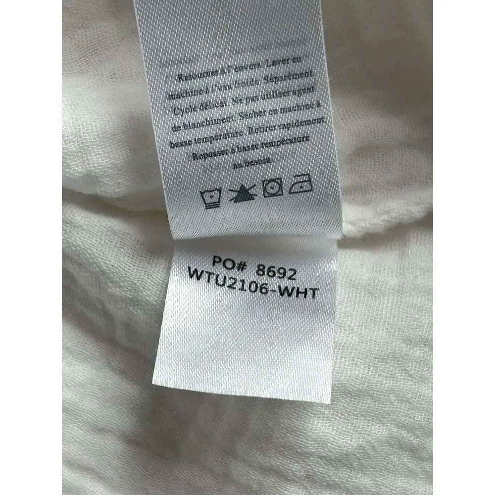 Faherty Women's Cream Tunic Top - Picture 10 of 11